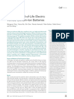 Recycling End-of-Life Electric Vehicle Lithium-Ion Batteries