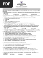 First Periodical Test 2022-2023