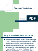 Email Etiquette