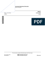 English Primary Checkpoint 0844/01 Oct 2019 Paper 1 Insert