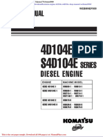 Komatsu Engine 4d104e S4d104e Shop Manual Webmnef000