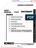 Kobelco Sk09sr Hydraulic Excavator Book Code No S5pa0001e