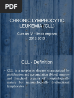 Chronic Lymphocytic Leukemia (CLL) : Curs An IV - Limba Engleza 2012-2013