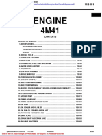 Mitsubishi Engine 4m41 Workshop Manual