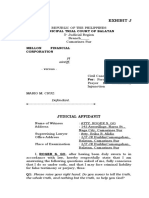 Exhibit J - Judicial Affidavit - Roger Go