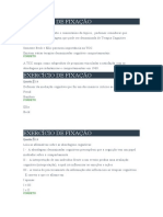 Atividades FUNDAMENTOS DA TEORIA COGNITIVO COMPORTAMENTAL