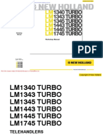 Newholland Telehandlers Lm1340 Workshop Manual