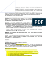 Minuta Constitucion de Empresa - Alonso Aguayo