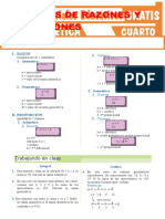 Ejercicios de Razones y Proporciones para Cuarto Grado de Secundaria 1