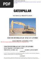 Caterpillar 320 330 Hydraulic Excavator Electronic Control Unit