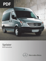 Mercedes Benz Sprinter Brief 2010 Instructions Manual