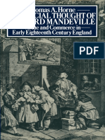 Thomas A. Horne (Auth.) - The Social Thought of Bernard Mandeville - Virtue and Commerce in Early Eighteenth-Century England-Palgrave Macmillan UK (1978)