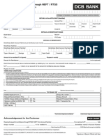 DCB Neft RTGS