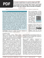 Biomarker For The Association Between Body Mass Index and Lipid Peroxidation in T2DM With and Without Microvascular Problems