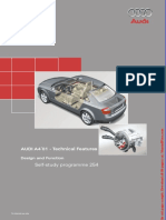 Audi A4 SSP 254 01 Technical Features