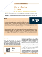 HRCT Evaluation of Microtia: A Retrospective Study: Ead and Eck Ymposium