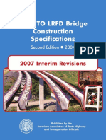 AAHTO LRFD Construction Specifications 2nd Edition 2004 - 2007 Revisions