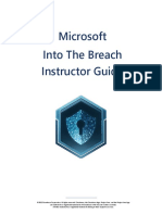 Security Immersion - Into The Breach - Instructors Guide - Aug 2022