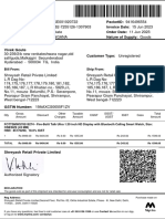 Bill To / Ship To:: Qty Gross Amount Discount Other Charges Taxable Amount CGST SGST/ Ugst Igst Cess Total Amount