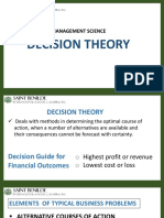 Decision Theory