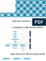 Objetivos e Hipótesis 2020