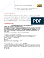 Leçon 6 Classification Quantitative Des Couples Oydant-Réducteur