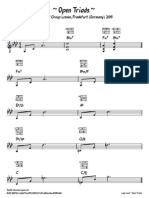 Lage Lund GroupLessonFrankfurt Open Triads Standard Notation