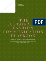 Sustainable Fashion Communication Playbook