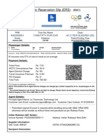 Electronic Reservation Slip (ERS) : 4563555951 17480/tpty Puri Exp Ac 2 Tier Sleeper (2A)