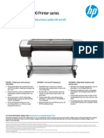 HP Designjet T1700 Printer Series