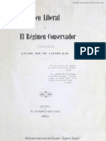 El Régimen Liberal y El Régimen Conservador Juzgados Por Sus Obras