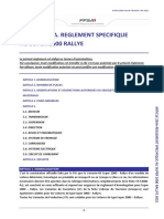 2C-ART 254A. Règlement S2000 Rallye 2022 - Site FFSA