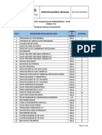 Especificaciones Técnicas Pac-732