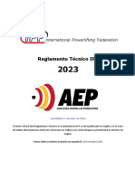 HTTPSWWW - Powerlifting.sportfileadminipfdatarulestechnical-Rulesspanishreglamento Tecnico IPF 2023 ESP 2022-11-26 PDF