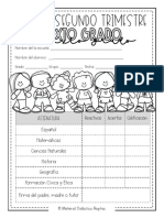 Examen 6to Primaria. Segundo Trimestre