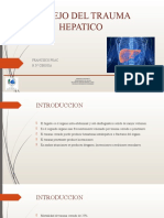 Manejo Del Trauma Hepatico: Francisco Puac R Iv Cirugia