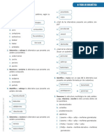 FA Palabra Lexema y Morfema