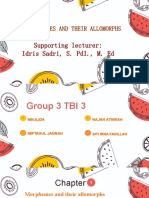 Group 3 - Morphemes and Their Allomorphs