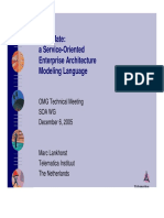 ArchiMate - A Service-Oriented Enterprise Architecture Modeling Language
