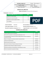 Informe de Simulacro