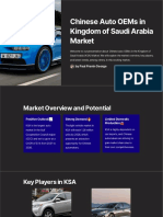 Chinese Auto OEMs in Kingdom of Saudi Arabia Market