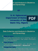 Data Collection and Analysis in Obstetrics and Gynecology