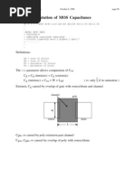Spice Computation of MOS