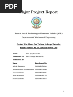 Mechanical Final Year Major Project Report by Adesh Tamrakar SATI