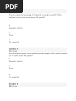 Statistic Quiz 1