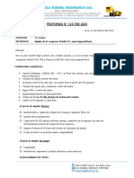 Proforma N°113 Compronsora