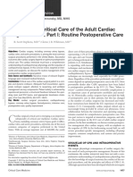 Postoperative Critical Care of The Adult Cardiac16