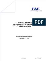 Manual Técnico de Instalação, Operação E Manutenção: Retificadores Industriais Série SPR E TPR