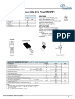 N-Channel 650V (D-S) Power MOSFET: Features Product Summary