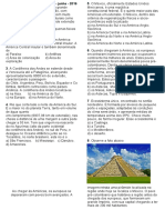 America Exercicio Sobre Clima e Vegetação